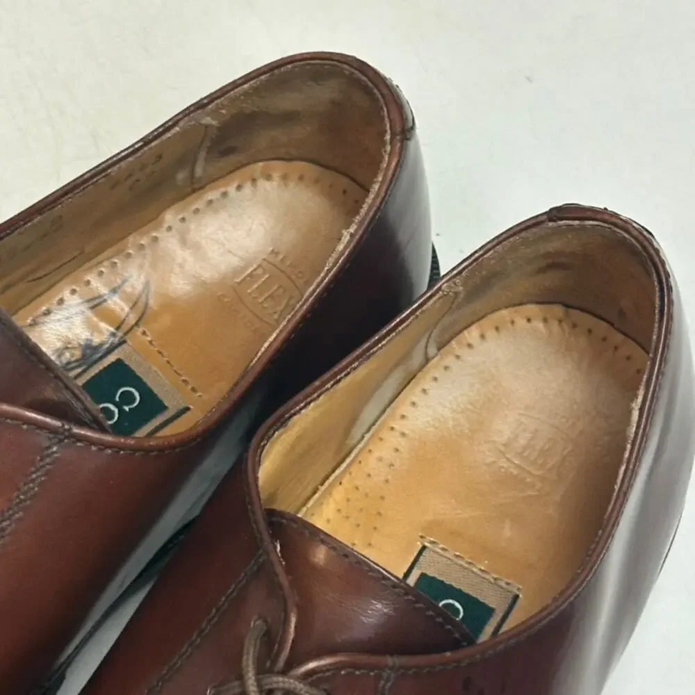 RESOLED Rancourt & Co. x Cole Haan Brown Derby Made in Maine USA VGUC 8.5 D